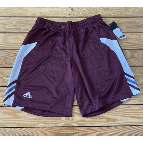 adidas Shorts Nwt Adidas Athletic Shorts Size Medium Mens Maroon Poshmark